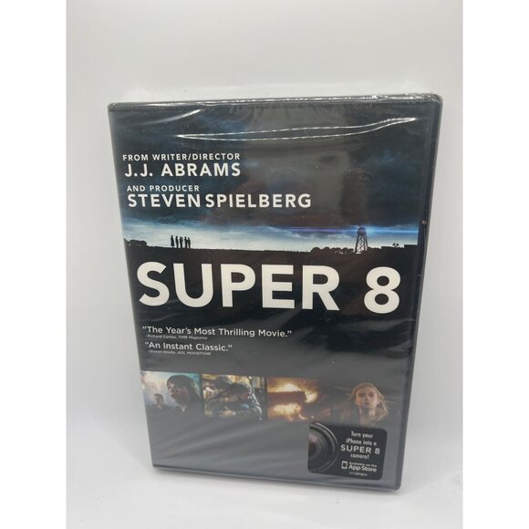 DVD Super 8 Steven Spielberg JJ Abrams New Factory Sealed - Picture 1 of 3